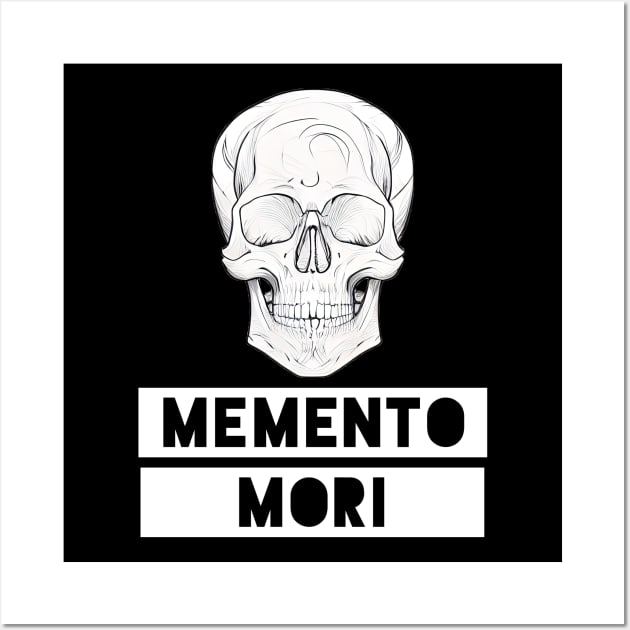 Memento Mori Skull Symbolic Trope Wall Art by ReflectionEternal